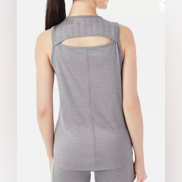 Member's Mark Ladies Everyday Perforated Active Gray Tank size XXL - Picture 1 of 6